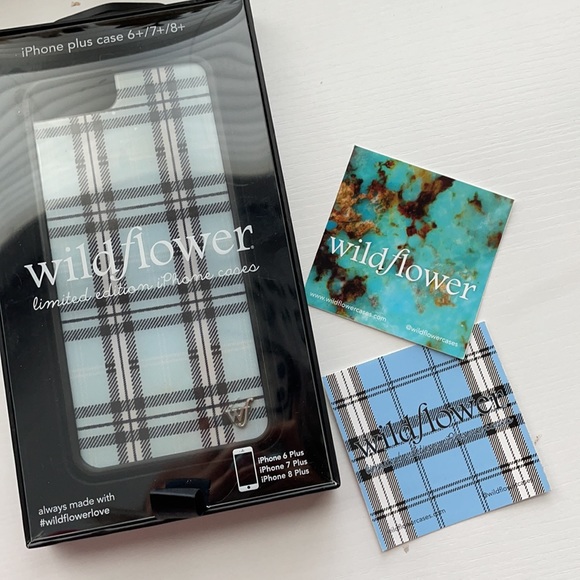 Blue plaid iphone case - Picture 4 of 4